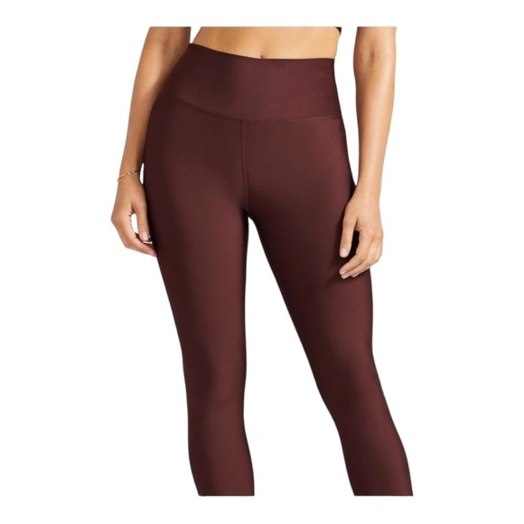 Peloton Burgundy High Waist Full Length Show Up Leggings Activewear Size S - Picture 5 of 10